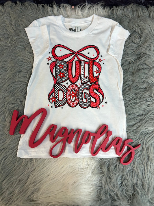 Bulldog Bow Tee