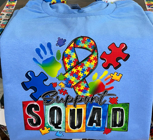 Support Squad Autism Tee