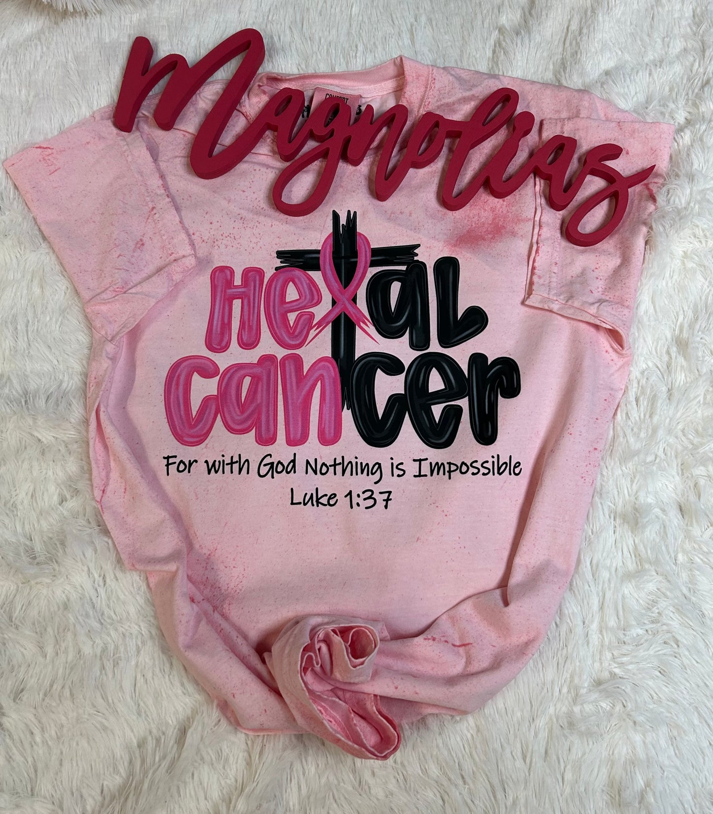 Heal Cancer - He Can Tee