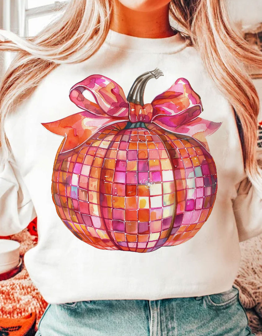 Disco Ball Pumpkin