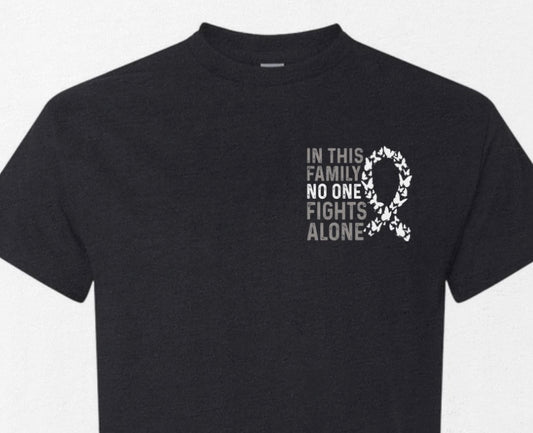 No One Fights Alone tees