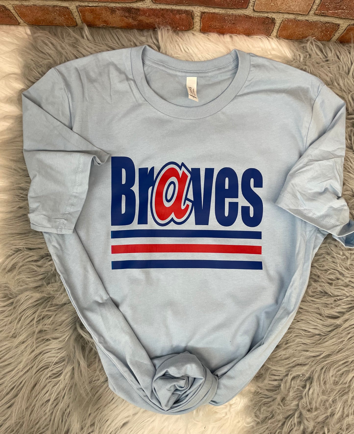 Baby Blue Braves Tee